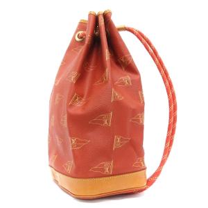 LOUIS VUITTON アメリカズカップ 1995年 サントロペ ワンショルダーバッグ PVC レザー M80026 赤 茶