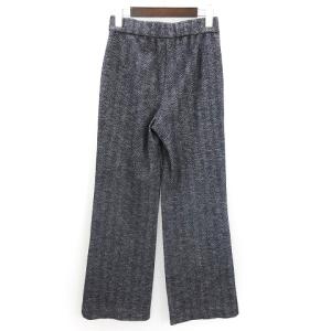 Theory 18AW ウール パンツ ヘリンボーン ウエストゴム 8306428 グレー