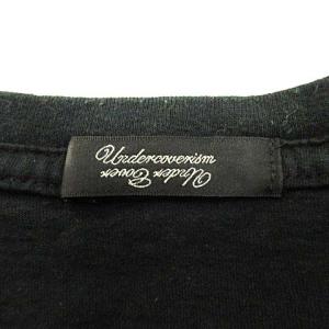 UNDERCOVERISM Tシャツ カットソー 半袖 クルーネック プリント ブラック