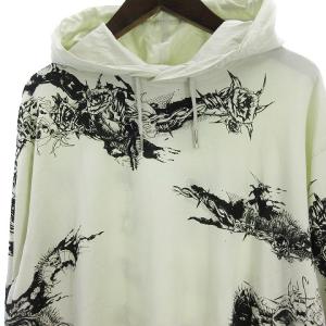 GIVENCHY GOTHIC OVERSIZED Hoodie ビッグロゴ コットン BM715S3Y6B