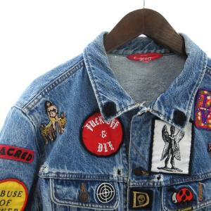 Supreme 18SS PATCHES DENIM TRUCKER JACKET デニムジャケット XL 青