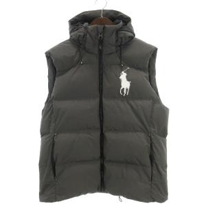 ダウンベスト ビッグポニー L グレー