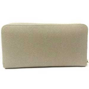 FURLA BABYLON 長財布 ラウンドファスナー レザー ロゴ プレート 908284 グレージュ