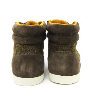 Clarks Haris Tweed 838C TORBAY POINT スニーカー スエード ブラウン UK7