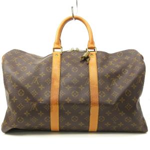 モノグラム キーポル45 ボストンバッグ 鍵付き M41428 茶