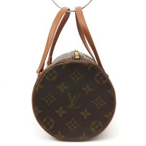 LOUIS VUITTON モノグラム パピヨン26 ボストンバッグ ハンド 筒型 M51366 ブラウン