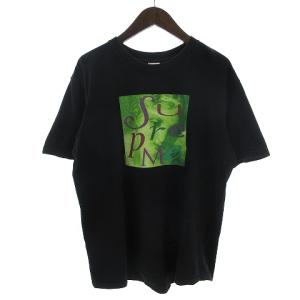 17FW Supreme Venus Tシャツ 半袖 クルーネック ロゴ プリント ブラック M