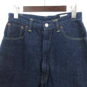 orSlow 美品 ワイド デニムパンツ ジーンズ コットン 無地 ジッパーフライ 701ZBB インディゴ S