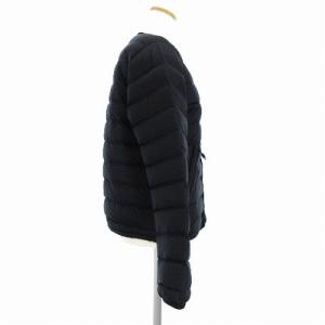 DANTON 22AW インナーダウンジャケット ノーカラー ナイロン DT-A0001 黒 S