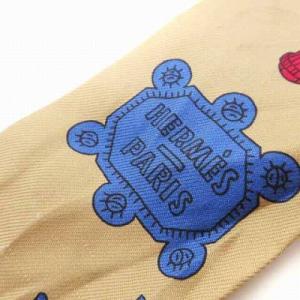 HERMES メルヴェイユーズ ランタン ツイリー スカーフ シルク ベージュ マルチカラー AA