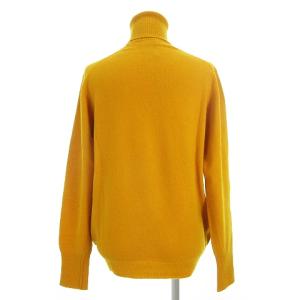 HERMES タートルネックニット ラムウール 40 マスタード