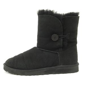 UGG australia BAILEY BUTTON クラシック ムートンブーツ ショート 5991 ブラック 23