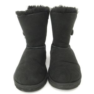 UGG australia BAILEY BUTTON クラシック ムートンブーツ ショート 5991 ブラック 23