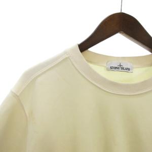 STONE ISLAND クルーネックスウェット ロゴ XL アイボリー