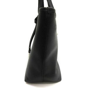 FURLA レザー トートバッグ ハンドバッグ チャーム付き 黒 ブラック
