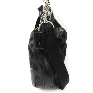 COACH 16408 シグネチャー ホーボー ショルダーバッグ 2way 黒 ブラック
