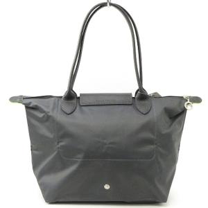 Longchamp タグ付き ル プリアージュ グリーン S トートバッグ ナイロン 収納 ロゴ 刺繍 L2605919P66 グレー 鞄
