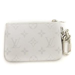 LOUIS VUITTON モノグラム ジップド ポーチPM コインケース プリント 地球 M67809 白