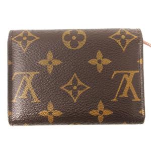 LOUIS VUITTON モノグラム ポルトモネ ロザリ ローズバレリーヌ コインケース カードケース M62361 茶