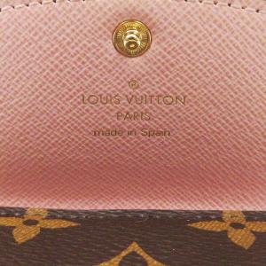 LOUIS VUITTON モノグラム ポルトモネ ロザリ ローズバレリーヌ コインケース カードケース M62361 茶
