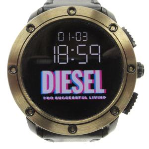 ON AXIAL 腕時計 スマートウォッチ タッチスクリーン デジタル レザー DW1001 黒 ブラック ウォッチ