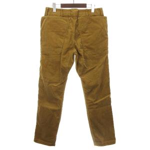 SASSAFRAS フォールリーフ パンツ コーデュロイ キャメル系 M