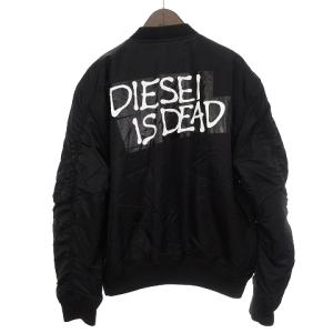 DIESEL DIESEL IS DEAD Bomber Jacket MA-1 XL 黒