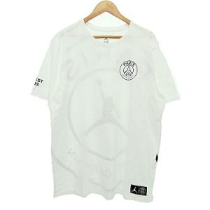 NIKE パリサンジェルマン JORDAN PSG Tシャツ クルーネック サークルロゴ XL 白