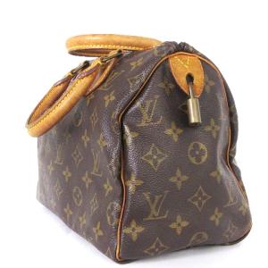 LOUIS VUITTON モノグラム スピーディ25 ハンドバッグ ボストン M41528 ブラウン