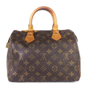 LOUIS VUITTON モノグラム スピーディ25 ハンドバッグ ボストン M41528 ブラウン