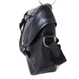 COACH ショルダーバッグ メッセンジャー レザー パンチング ロゴ F88273 黒 ブラック 鞄