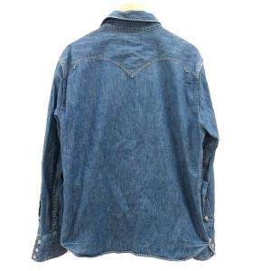 Stevenson Overall Co. CD2 デニムシャツ ウエスタン 長袖 S インディゴ 青 ブルー