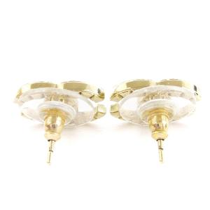 CHANEL ココマーク スタッズ風 スタッドピアス A17V ゴールドカラー 