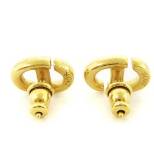 Dior CD NAVY ピアス ゴールドカラー