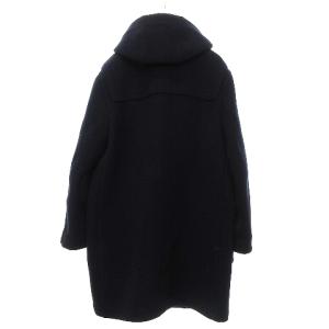 Brooks Brothers ダッフルコート ロング フード 裏地チェック ウール 紺 ネイビー L