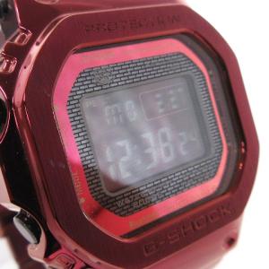 CASIO G-SHOCK FULL METAL 腕時計 デジタル 電波ソーラー GMW-B5000RD-4JF ボルドー
