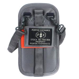 PORTER 吉田カバン PX TANKER GPS HOLDER スマホ収納 376-16898 グレー