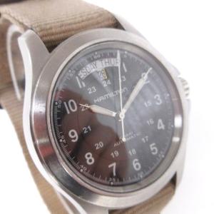 Hamilton H644550 カーキ オートマチック 腕時計 アナログ 自動巻き 黒