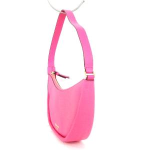 kate spade new york 美品 スマイル ワンショルダーバッグ 三日月 ロゴ レザー PXR00473 ピンク SM0
