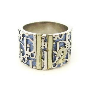 トロッター  ナンバリング 指輪 リング ブルー 青 6 9号 AA SM0