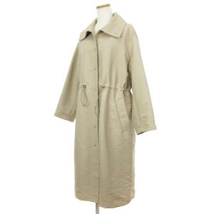 BEAUTY&YOUTH UNITED ARROWS ダブルクロス ツイル ドローストリング コート 1625-112-4521 ベージュ S SM