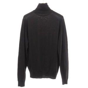 JOHN SMEDLEY セーター ニット タートル ウール100％ ブラウン S