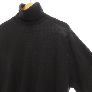 JOHN SMEDLEY セーター ニット タートル ウール100％ ブラウン S