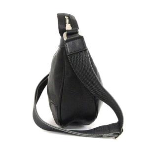 aniary ショルダーバッグ バルケッタ 斜めがけ シボ革 レザー 黒 ブラック SM0