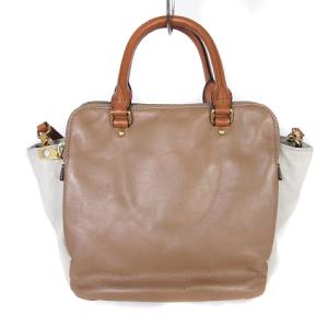 MARC by MARC JACOBS ハンドバッグ ショルダー 2way レザー 茶 ベージュ ブラウン 鞄 SM0