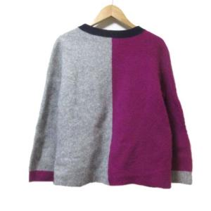 PAUL SMITH PS カーディガン ニット ウール グレー ピンク ネイビー 長袖 XL 大きいサイズ Vカラー SM0 X