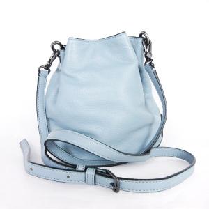 MARC by MARC JACOBS 巾着ショルダーバッグ レザー ブルー 鞄 SM0