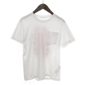 CHROME HEARTS ダガー Tシャツ クルーネック コットン ロゴ バックプリント 2212-304-0774 白