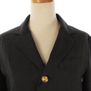 BEAMS BOY セットアップ パンツ スーツ 長袖 3B 金ボタン 0 S?M程度 グレー SM0