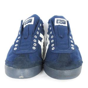 Onitsuka Tiger TH3K0N メキシコ66スリッポン スニーカー NAVY